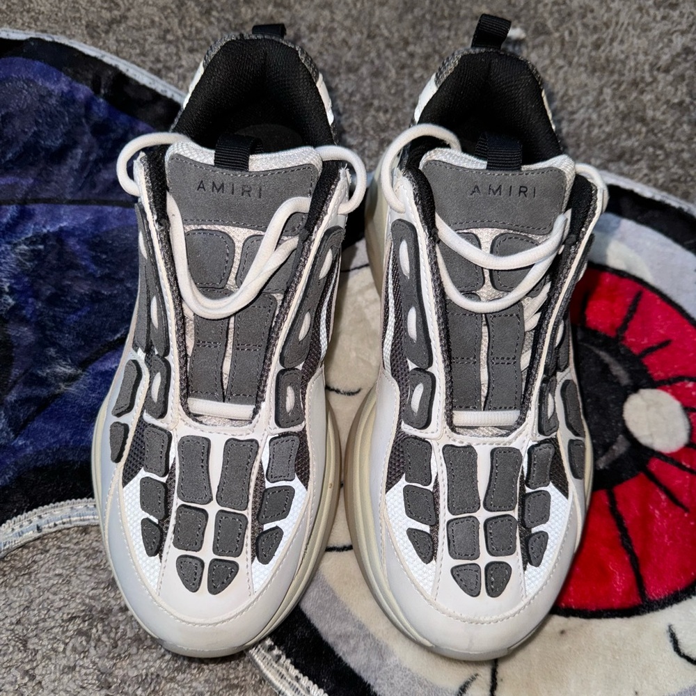 Amiri Bone Runner Grey/White